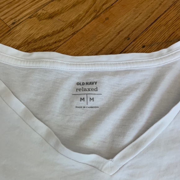 3 Basic Tee Shirt Bundle Baby Blue, Striped &White - Picture 7 of 8